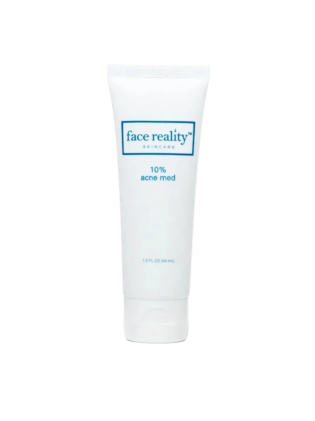 A tube of Acne Med 10% gel, which is a skin care product designed for the treatment of acne.