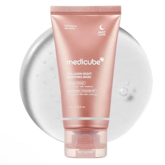 Beauty Culture Medicube Collagen Overnight Wrapping Peel Off Mask for firming, hydrating, and overnight skin repair