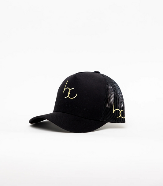 BC Black Trucker Hat