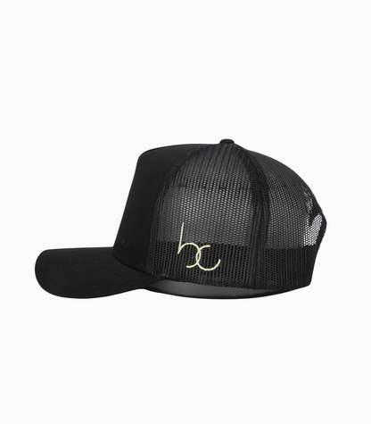 BC Black Trucker Hat